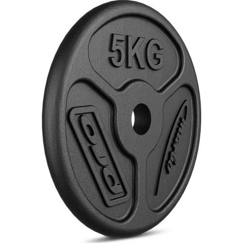 Čuguna svara disks Marbo Slim 5 kg 31 mm