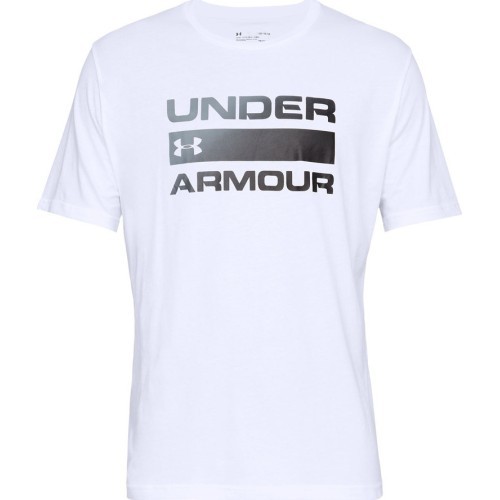 Vīriešu krekliņš Under Armour Team Issue Wordmark SS T-krekls - White