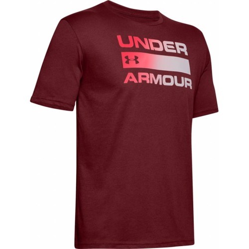 Мужская футболка Under Armour Team Issue Wordmark SS - Cordova