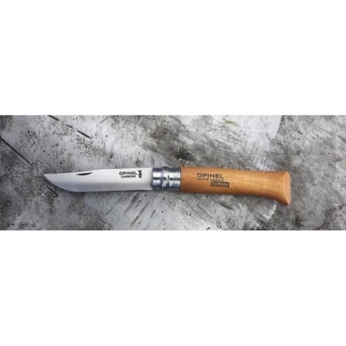 Nazis Opinel 8, oglekļa tērauds, dižskabārdis