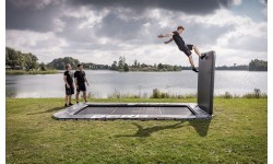 Trīskārša siena batutam BERG AeroWall 2x2 BLK&GRY