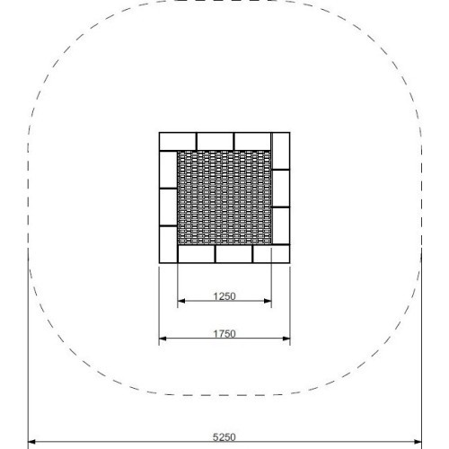 Trampoline Inter-Play Pako 175