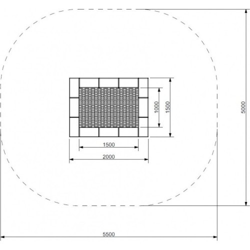 Batuts Inter-Play Orta 150 x 200