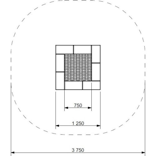 Trampoline Inter-Play Pako 125 WP