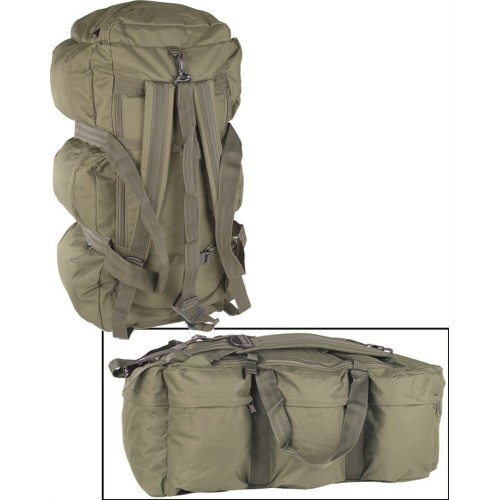 Ceļojumu soma Mil-Tec Combat Duffle Bag TAP 98 l, zaļa