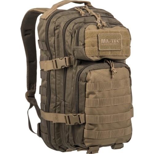 Mugursoma US Assault Small Mil-Tec, Ranger Green/Coyote, 20 l