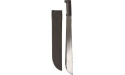 18" MACHETE STEEL WITH SAWBACK