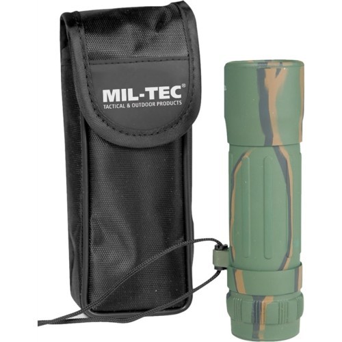 Monokulārs Mil-Tec 10x25, kamuflāžas