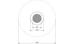 Trampoline Inter-Play Rado 140 WP