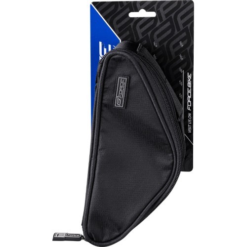 Velosipēda rāmja soma Force Trinity, melna, 0.8l