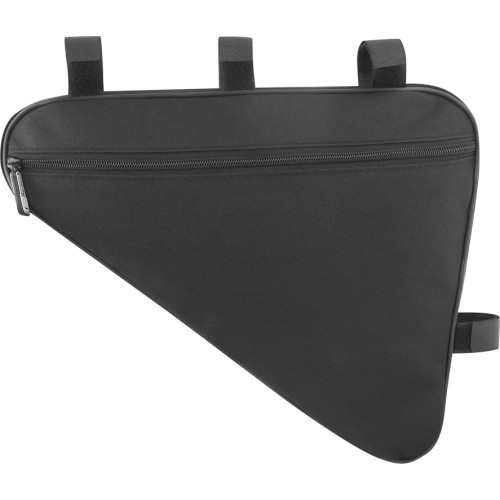 Trīsstūrveida velosipēda rāmja soma Force Large Eco, melna, 2,5 l