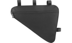 Trīsstūrveida velosipēda rāmja soma Force Large Eco, melna, 2,5 l