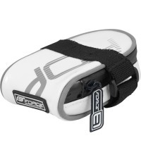 Bicycle Bag FORCE Ride Minipac, Velcro System, White