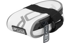 Velosipēda grozs FORCE Ride Minipac, Velcro sistēma, balts
