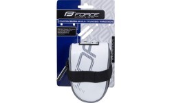 Velosipēda grozs FORCE Ride Minipac, Velcro sistēma, balts