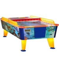 Аэрохоккей, Shark Outdoor, 199x107 см, валидатор монет в комплекте