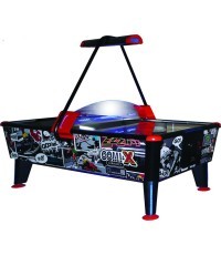 Airhockey Comix, черно-сине-красный, для коммерческого использования, 238x128x81 см, валидатор монет в комплект не входит