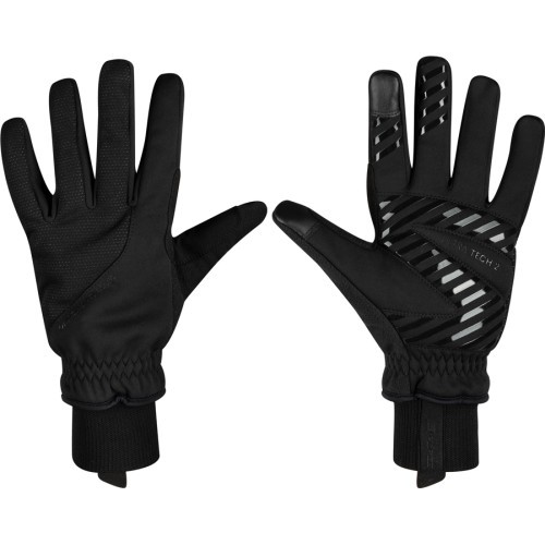 Перчатки для велоспорта FORCE ULTRA TECH 2, размер XL (черные)