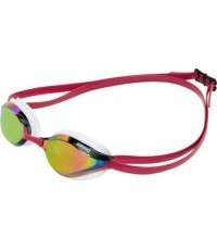 Peldbrilles Python Mirror, vara-balta-bordo