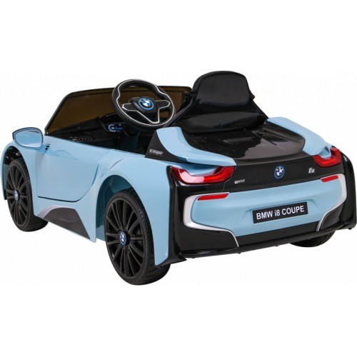 Elektromobilis BMW I8 LIFT, zils