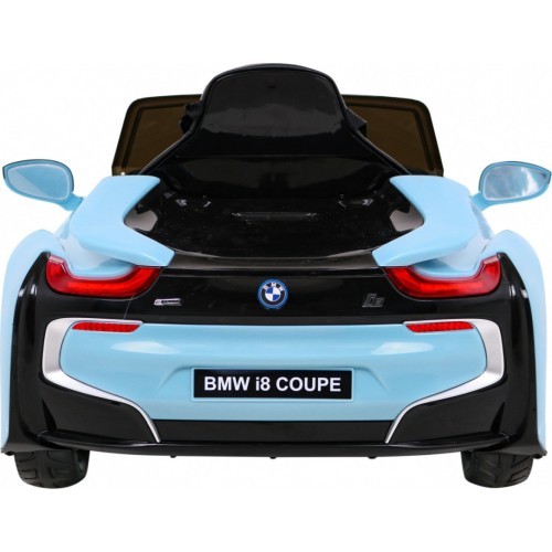 Elektromobilis BMW I8 LIFT, zils