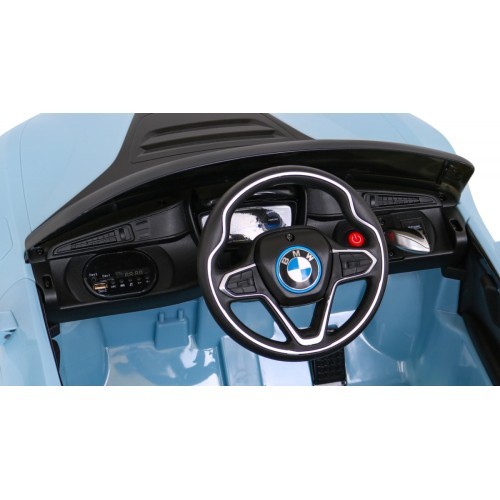 Elektromobilis BMW I8 LIFT, zils