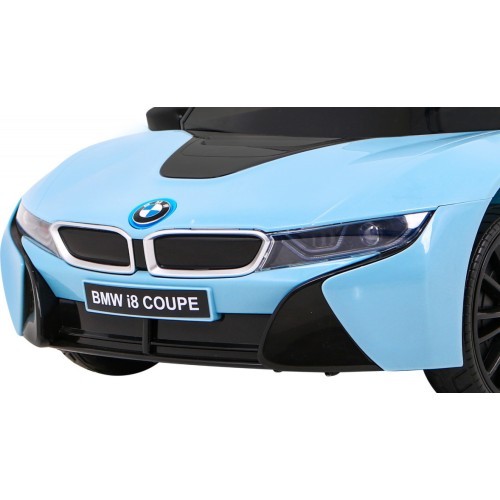 Elektromobilis BMW I8 LIFT, zils