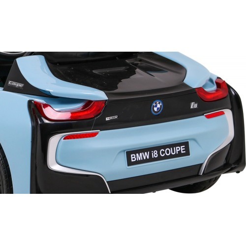 Elektromobilis BMW I8 LIFT, zils