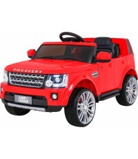 Электромобиль Land Rover Discovery, красный