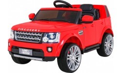 Elektromobilis Land Rover Discovery, sarkans