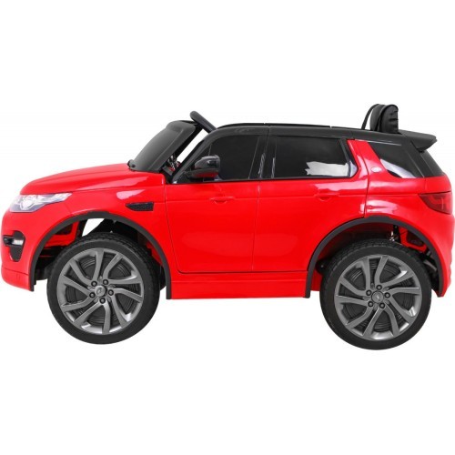 Elektromobilis Land Rover Discovery, sarkans