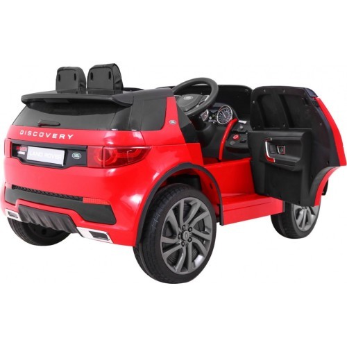 Elektromobilis Land Rover Discovery, sarkans