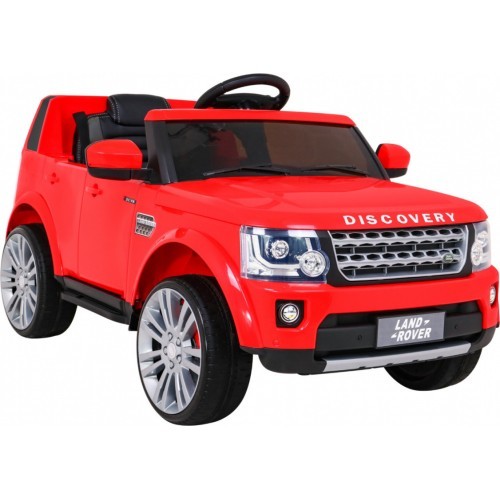 Электромобиль Land Rover Discovery, красный