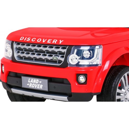 Elektromobilis Land Rover Discovery, sarkans