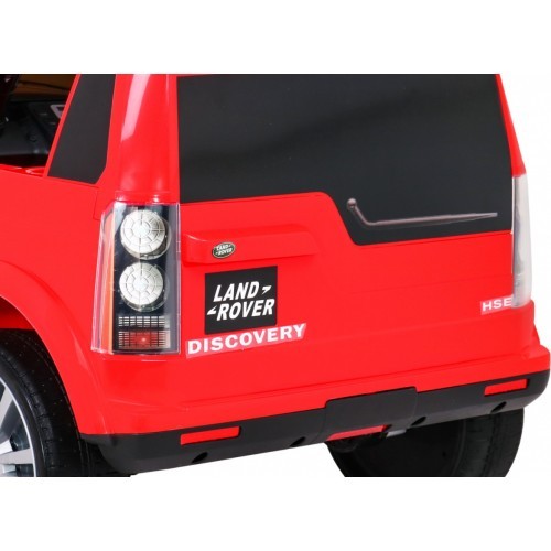Elektromobilis Land Rover Discovery, sarkans