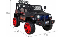 Электромобиль Raptor DRIFTER 4x4 Flames