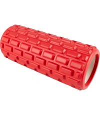 Masāžas veltnis YATE SPINE 33 x 14 cm, sarkans