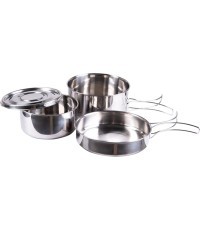 COOK SET STAINLESS STEEL 4-PCS.