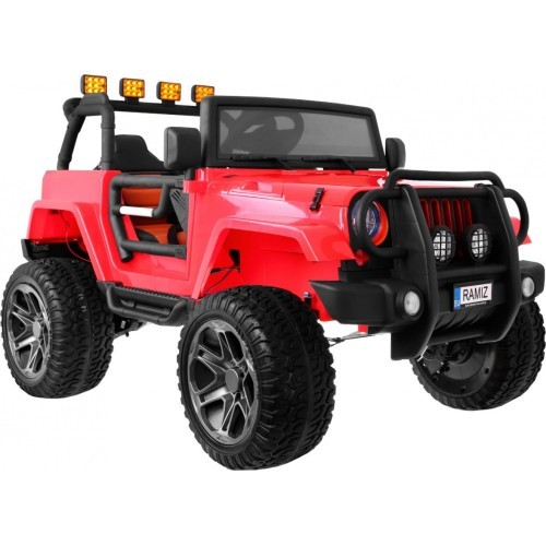The Monster Jeep 4 x 4 Red