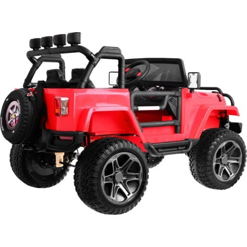 The Monster Jeep 4x4 sarkans