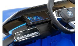 Электромобиль BMW I4 синий