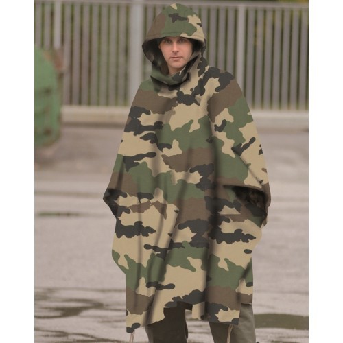 CCE Camo Ripstop lietus pončo