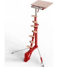 GROZĀMĀ PIEKĻUVES PLATFORMA UZ BEDRES MONTĒJAMIEM GREDZENIEM AR PAKAIŠIEM (*)