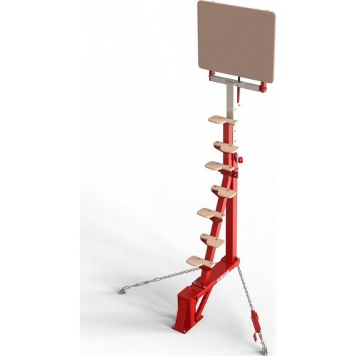 PIVOTING ACCESS PLATFORM FOR PIT-MOUNTED RINGS WITH BEDDING (*)