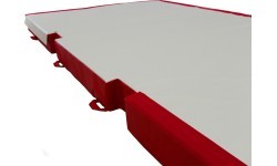 CUSTOM LANDING MAT FOR POMMEL HORSE - WITH BASE CUT-OUTS - 400 x 200 x 20 cm