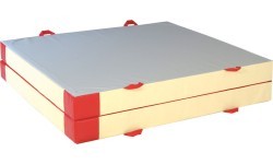 Salokāms paklājs ar PVC pārvalku, 400 x 200 x 20 cm