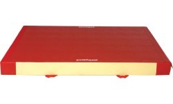 SAFETY MAT 3m x 1.5m x 20cm WITH VELCRO BIB DOWN 1.5m WIDTH (SECOND HAND)