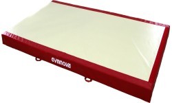 TRADITIONAL LANDING MAT FOR RINGS - BEAM - ASYMMETRIC, PARALLEL AND HIGH BARS - WITH BIB ON THE SIDE - 400 x 230 x 20 cm