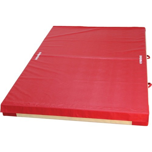 STANDARD SAFETY MAT - SINGLE DENSITY - PVC COVER - WITH ATTACHMENT STRIPS - 300 x 200 x 20 cm