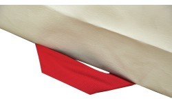 Tradicionāls drošības paklājs, viena blīvuma, PVC pārvalks, 240x200x20 cm